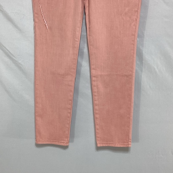 NWT SR vs Sandrine Rose the virgin label Women's Cropped Jeans in Soft Pink - Picture 3 of 15